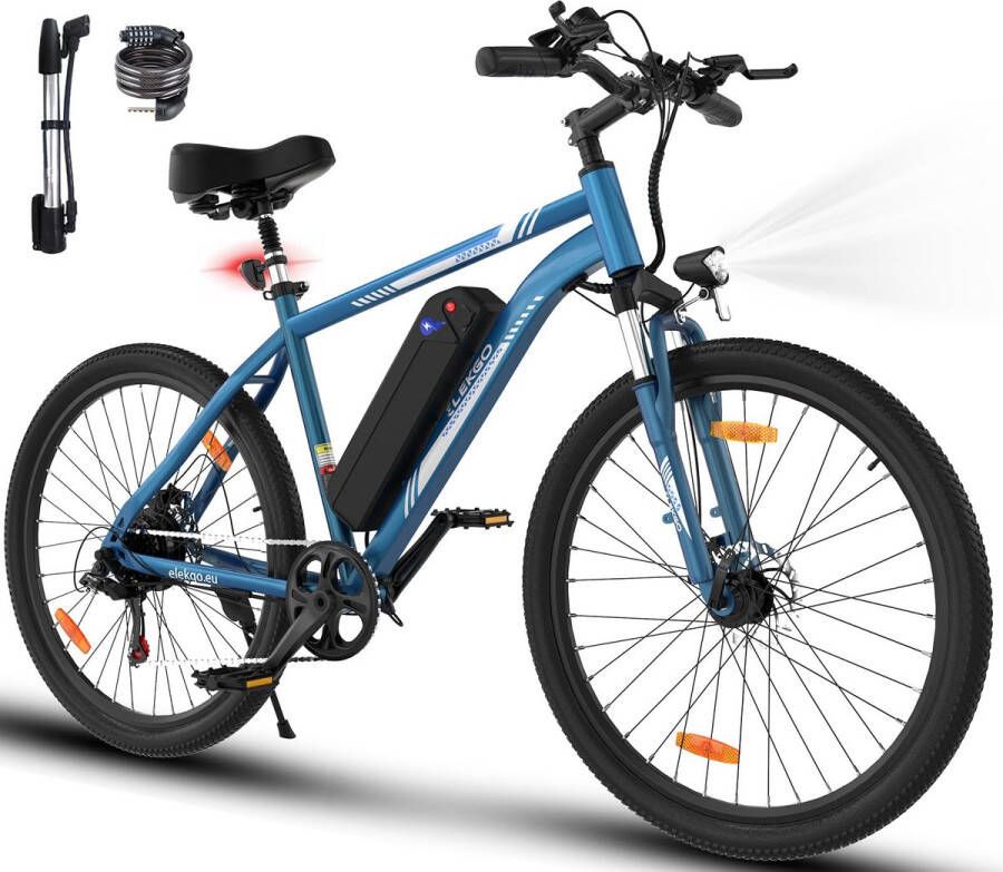 Hitway Elektrische Fiets BK7 26 Inch City Commuter EBike met Afneembare 36V 12Ah Lithium Batterij Mountain E-Bike met 250W Motor Shimano 21 Versnellingen IP54 Waterdicht