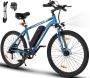 Hitway Elektrische Fiets BK7 26 Inch City Commuter EBike met Afneembare 36V 12Ah Lithium Batterij Mountain E-Bike met 250W Motor Shimano 21 Versnellingen IP54 Waterdicht - Thumbnail 1