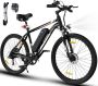 Hitway Elektrische Fiets BK10SP1 20*4.0 Inch Fat Tire City Commuter EBike met Afneembare 48V 15Ah Lithium Batterij Opvouwbaar Mountain E-Bike met 250W Motor APP 7 Versnellingen IP54 Waterdicht - Thumbnail 1