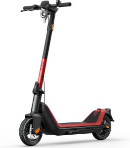 Elektrische step NIU KQI 3 Sport voor Volwassenen Rood Elektrische Scooter met 10'' Luchtbanden Motorvermogen E Step van 600W Bereik tot 40km aan Snelheid van 25km u