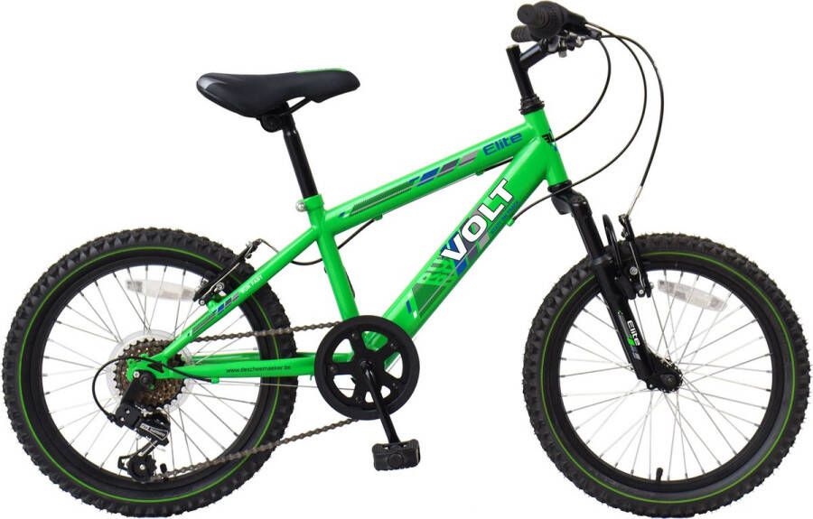 Elite Volt 18 Inch 26 cm Jongens 6V V Brakes Groen