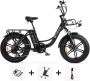 Engwe Combi-Deal! L20 – Elektrische Fatbike E-Bike – Nieuw Model – Zwart – 250W Motor – Max 25 km u – 7 Versnellingen – Hydraulische Rem - Thumbnail 2