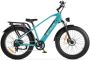 Engwe E26 Elektrische fiets Actieradius 140km Verwijderbare batterij 48V16Ah Motor 250W Shi o 7 versnellingen met voorvering VTC Fatbike Blauw - Thumbnail 1