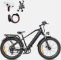 Engwe E26 Elektrische fiets 48V 16AH accu 250W motor Mountainbike Shi o 7-versnellingen 140 km max. bereik—zwart—Gratis geschenken voor een beperkte tijd: helm + houder voor mobiele telefoon + combinatieslot - Thumbnail 1