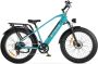 Engwe E26 Hoge instap Fatbike Blauw 250W Elektrische Fatbike - Thumbnail 2