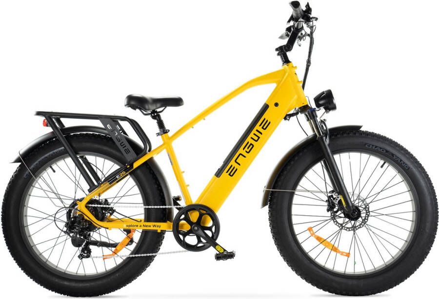 Engwe E26 Hoge instap Fatbike Geel 250W Elektrische Fatbike