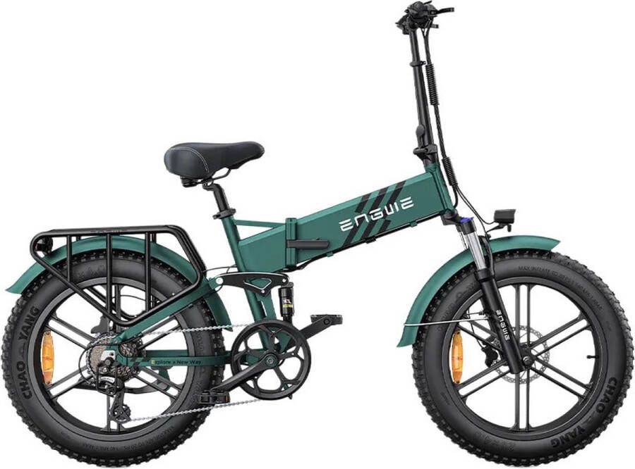 Engwe Engine Pro 2.0 Elektrische Vouwfiets Groen 250W Elektrische Vouwfiets