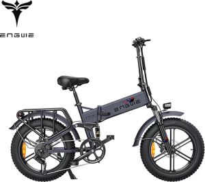 Engwe ENGINE PRO 48V16A 20 inch Fat Tire Electric Bike 100km Full Suspension Foldable E-bike