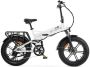 Engwe Engine X Elektrische Vouwfiets Fatbike 20 Inch 250W Motor 7 Versnellingen 100 km Actieradius Mechanische Schijfrem Wit - Thumbnail 2