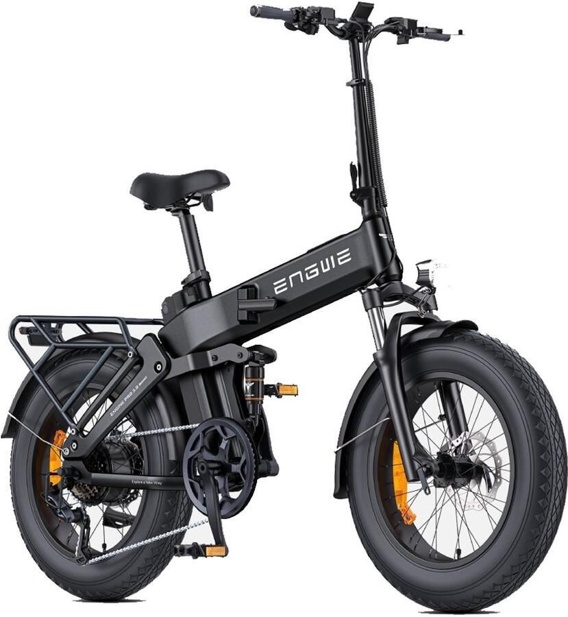 Engwe ENGINE PRO 3.0 BOOST E-Bike -20 inch 80km actieradius 250W motor zwart
