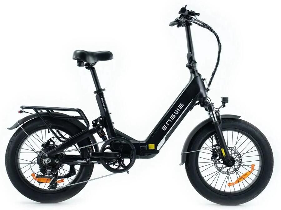 Engwe L20 3.0 Boost Elektrische Vouwfiets E-bike 20 Inch 250W Motor 7 Versnellingen 135 km Actieradius Hydraulische Schijfrem Zwart