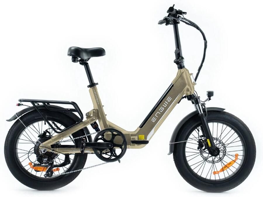 Engwe L20 3.0 Boost Elektrische Vouwfiets E-bike 20 Inch 250W Motor 7 Versnellingen 135 km Actieradius Hydraulische Schijfrem Champagne