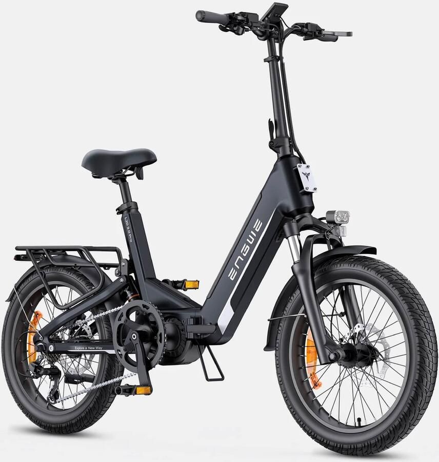 Engwe L20 3.0 PRO E-Bike -20 inch 96km actieradius 250W motor zwart