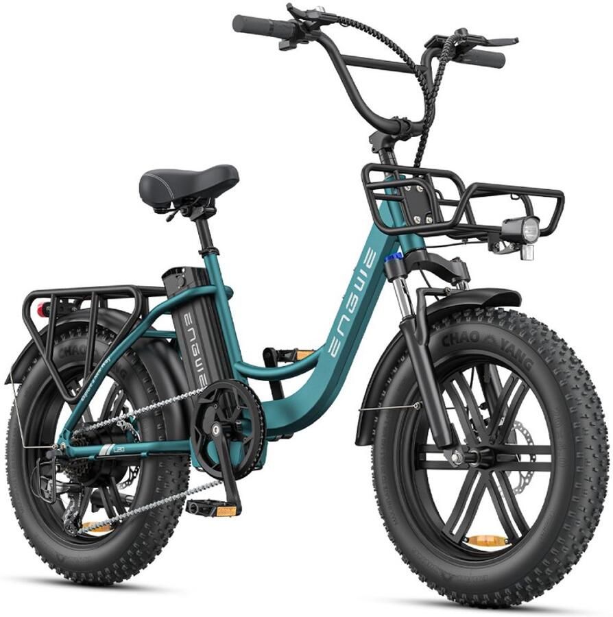 Engwe L20 Boost E-Bike -20 inch 126km actieradius 250W motor groen