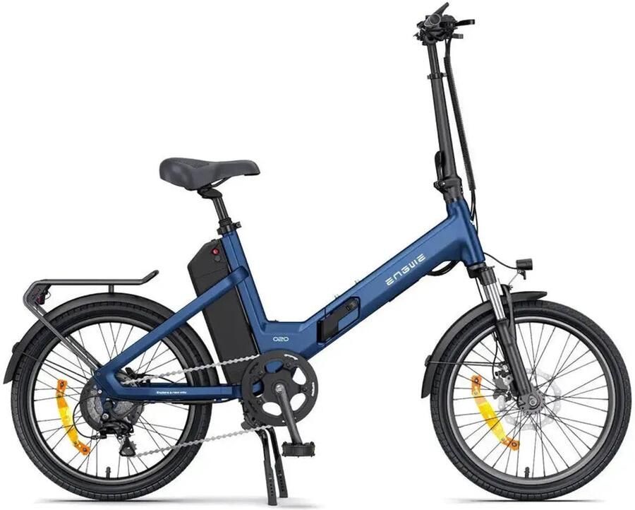 Engwe O20 Boost Elektrische Fiets 20 inch 250W motor Actieradius tot 108 km 8 versnellingen Hydraulische schijfrem 720Wh accu Blauw