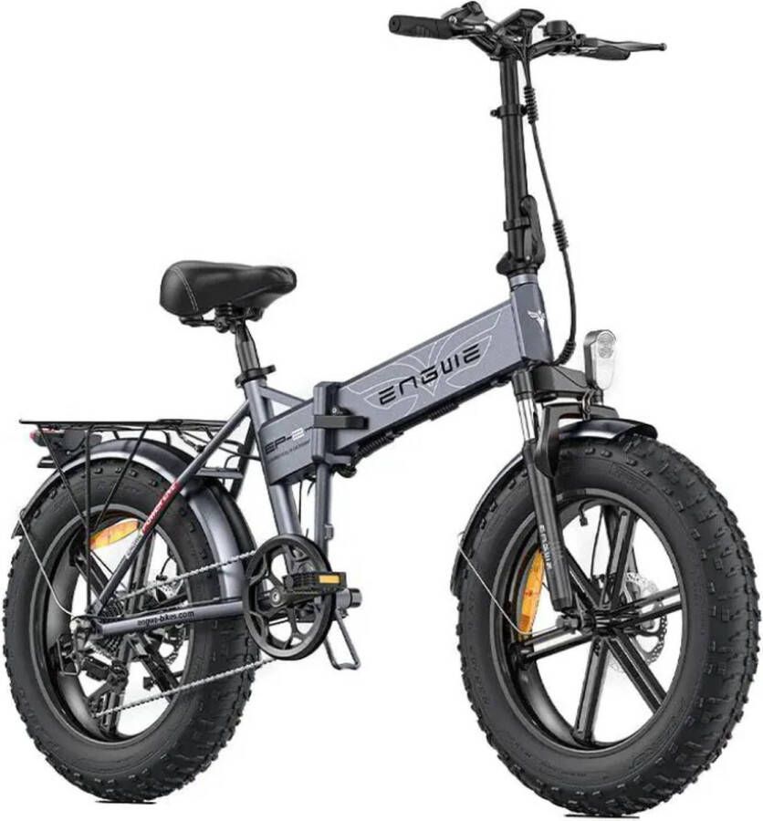 Engwe EP-2 Pro Elektrische Vouwfiets Fatbike 20 Inch 250W Motor 7 Versnellingen 120 km Actieradius Mechanische Schijfrem Grijs