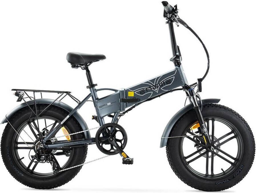 Engwe EP 2 PRO – Elektrische Vouwfiets – Snelvouwend – Compact & Lichtgewicht – 250W Motor – LCD Display – Hydraulische Rem – Grijs Elektrische fiets