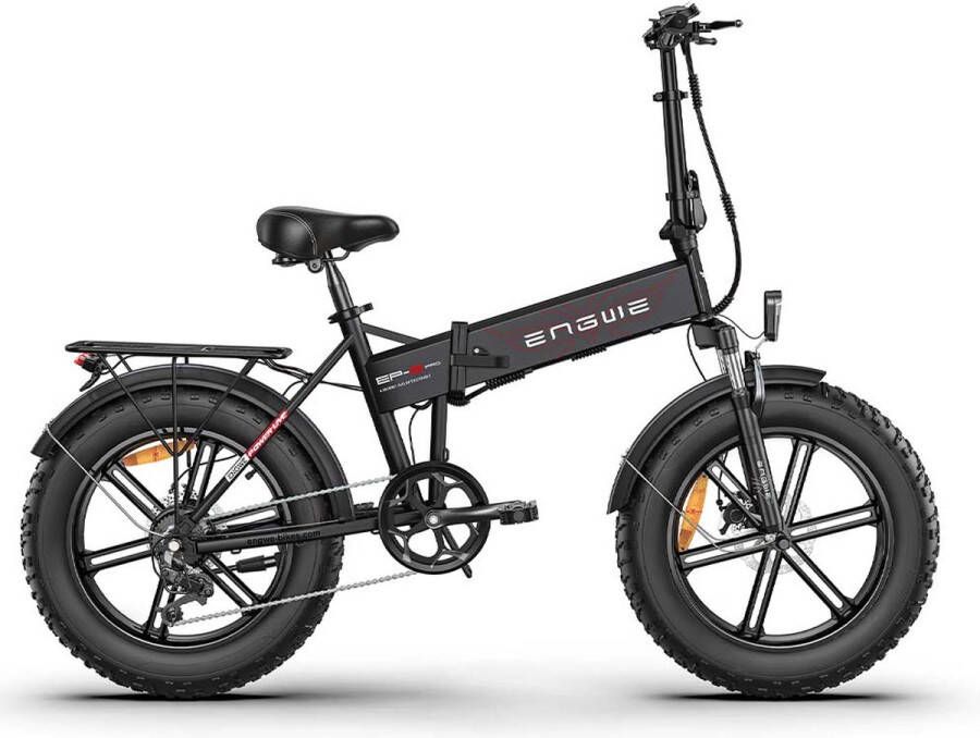 Engwe EP 2 PRO Elektrische Vouwfiets Zwart 250W Elektrische Vouwfiets