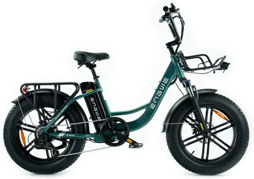 Engwe L20 Boost Elektrische Fatbike E-bike 20 Inch 250W Motor 7 Versnellingen 126 km Actieradius Mechanische Schijfrem Groen