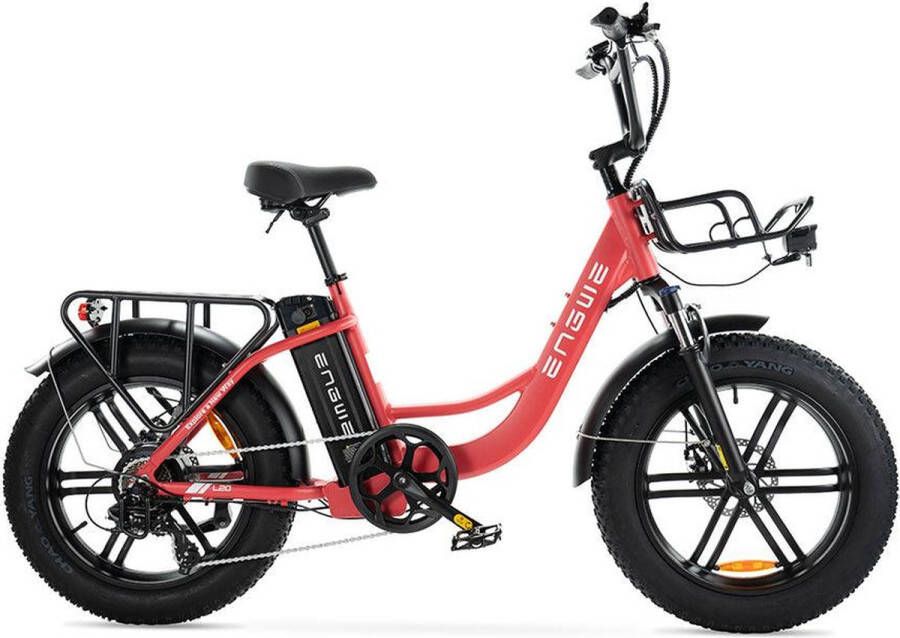 Engwe L20 Fatbike Roze 250W Elektrische Fatbike