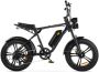 Engwe M20 (13Ah) Elektrische Fatbike Enkele Accu 20 Inch 250W Motor 7 Versnellingen 75 km Actieradius Mechanische Schijfrem Zwart - Thumbnail 2