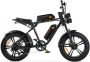 Engwe M20 (26Ah) Elektrische Fatbike Dubbele Accu 20 Inch 250W Motor 7 Versnellingen 150 km Actieradius Mechanische Schijfrem Zwart - Thumbnail 2