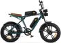 Engwe M20 (26Ah) Elektrische Fatbike Dubbele Accu 20 Inch 250W Motor 7 Versnellingen 150 km Actieradius Mechanische Schijfrem Groen - Thumbnail 1