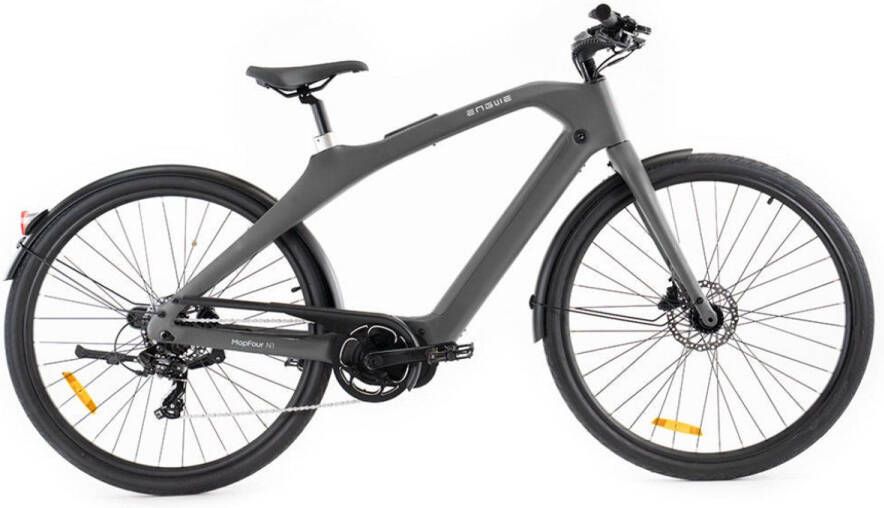 Engwe MapFour N1 Pro Elektrische Fiets – E-bike – Hoge Instap – 28 Inch 250W Motor 100 km Actieradius Hydraulische Schijfremmen Grijs