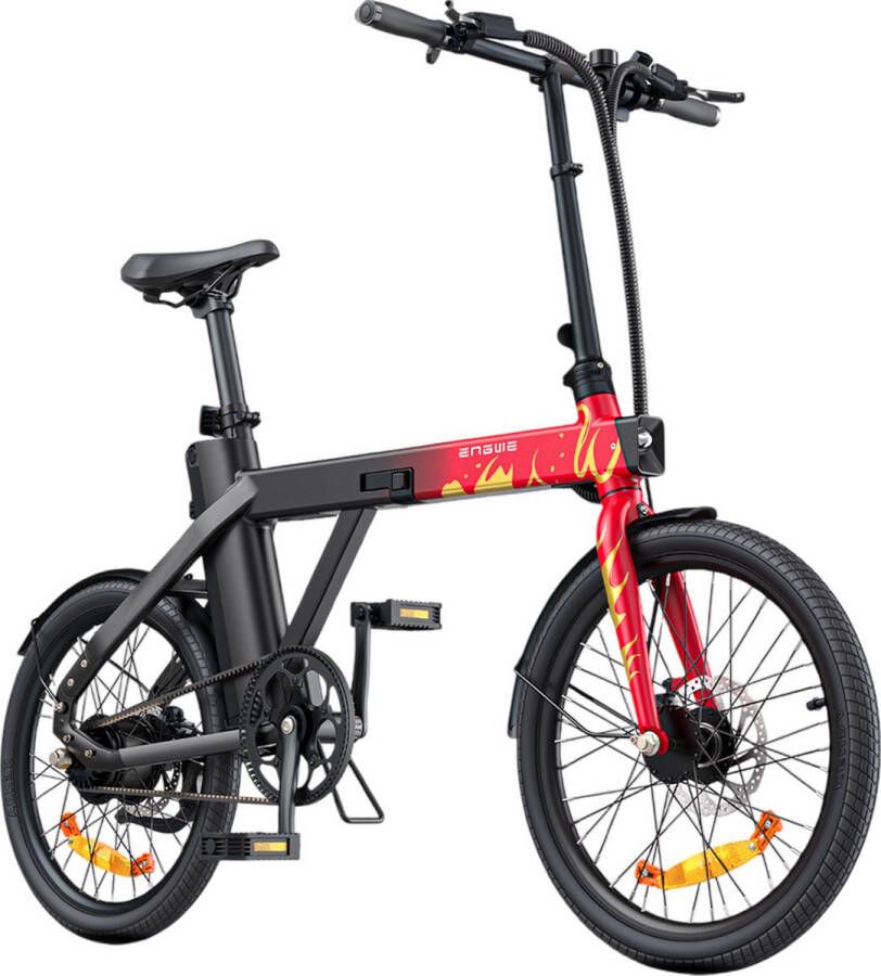 Engwe P20 Ace Limited Edition opvouwbare elektrische fiets koolstofriem 36 V 9 6 Ah batterij 100 km bereik hydraulische schijfrem 18 5 kg lichtgewicht richtingaanwijzer