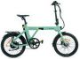 Engwe P20 Elektrische Vouwfiets Carbon Riemaandrijving 20 Inch 250W Motor 100 km Actieradius Hydraulische Schijfrem Groen - Thumbnail 2