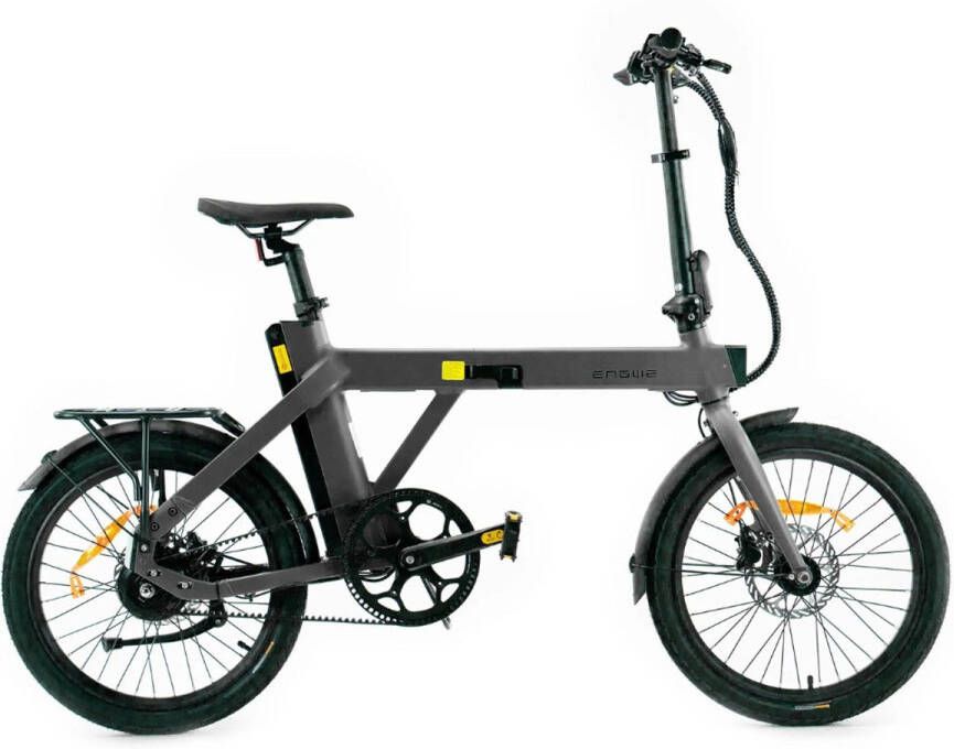 Engwe P20 Elektrische Vouwfiets Carbon Riemaandrijving 20 Inch 250W Motor 100 km Actieradius Hydraulische Schijfrem Zwart