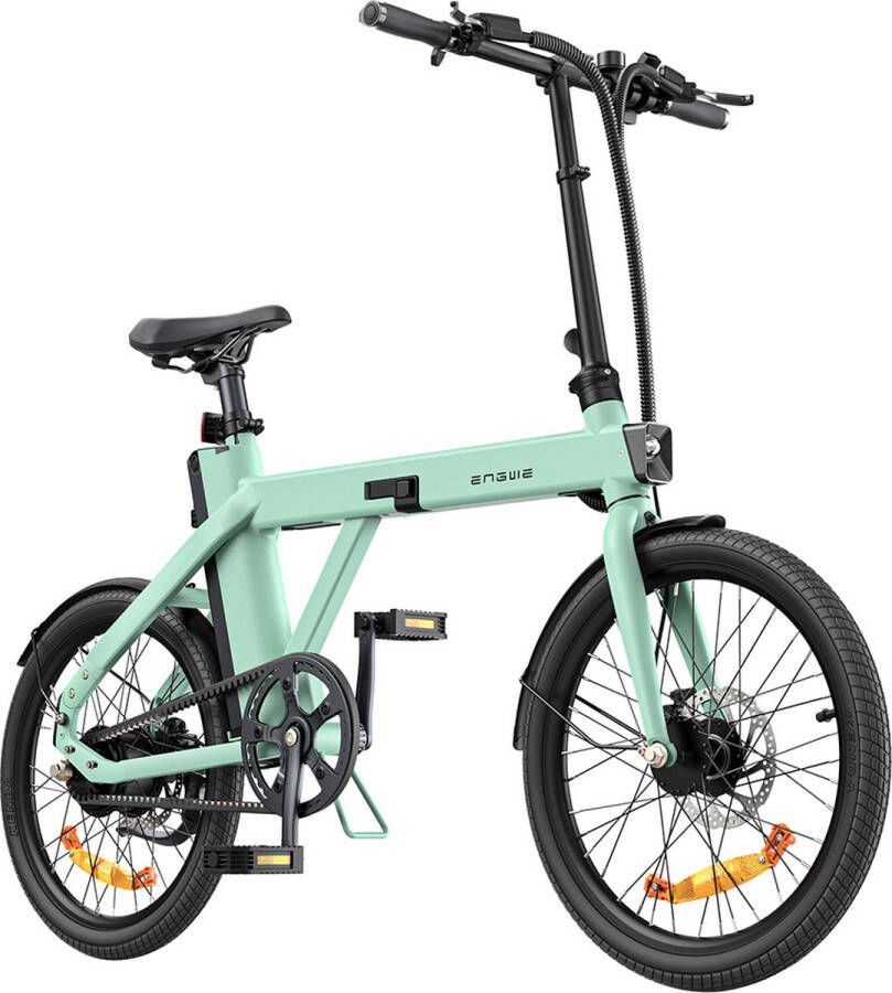 Engwe P20 Opvouwbare elektrische fiets 36V 9.6A accu 20*1.95” banden 25km h max snelheid 100km actieradius hydraulische schijfrem Groen——Gratis geschenk voor een beperkte tijd: stuurtas + houder voor mobiele telefoon + combinatieslot