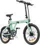 Engwe P20 Opvouwbare elektrische fiets 36V 9.6A accu 20*1.95” banden 25km h max snelheid 100km actieradius hydraulische schijfrem Groen——Gratis geschenk voor een beperkte tijd: stuurtas + houder voor mobiele telefoon + combinatieslot - Thumbnail 1