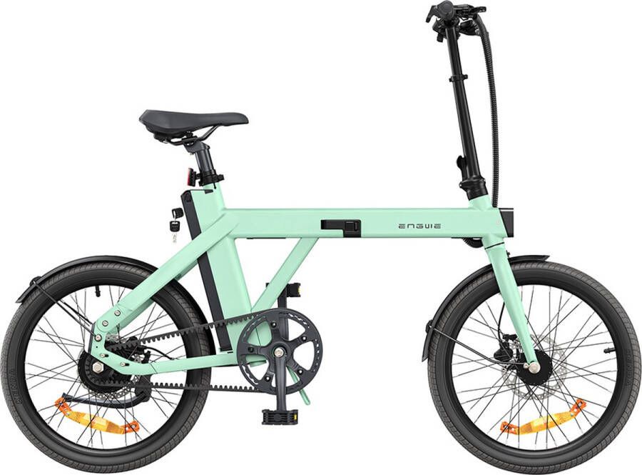 Engwe P20 Opvouwbare elektrische fiets 36V 9.6A accu 20*1.95” banden 25km h max snelheid 100km actieradius hydraulische schijfremmen Groen