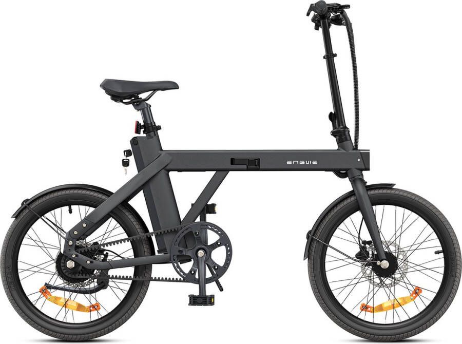Engwe P20 Opvouwbare elektrische fiets Actieradius 80km Verwijderbare batterij 36V9.6Ah Motor 250W 20 inch stadsfiets Zwart