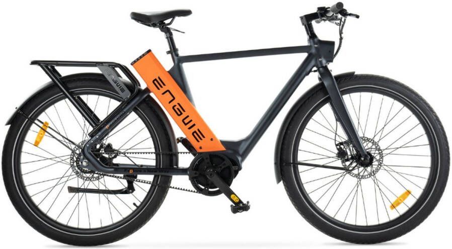 Engwe P275 Pro Elektrische Fiets – E-bike – Hoge Instap Carbon Riemaandrijving – 27.5 Inch 250W Motor 260 km Actieradius Hydraulische Schijfremmen Oranje