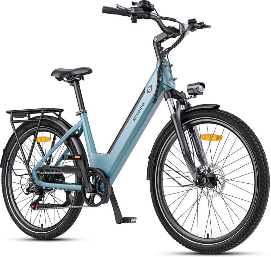 Engwe P275 SE Elektrische fiets Actieradius 80km Verwijderbare batterij 36V13Ah Motor 250W Hydraulische schijfrem Shi o 7 versnellingen 27.5 Inch City Commuter EBike blauw
