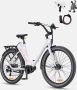 Engwe P275 ST Urban elektrische fiets 250W borstelloze middenmotor met koppelsensor 36V 19 2Ah accu maximaal bereik van 260 km hydraulische schijfrem 27 5'' spaakbanden SHI O 9-speed Wit - Thumbnail 1