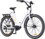 Engwe P275 ST Urban elektrische fiets 250W borstelloze middenmotor met koppelsensor 36V 19 2Ah accu maximaal bereik van 260 km hydraulische schijfrem 27 5'' spaakbanden SHI O 9-speed Wit - Thumbnail 2