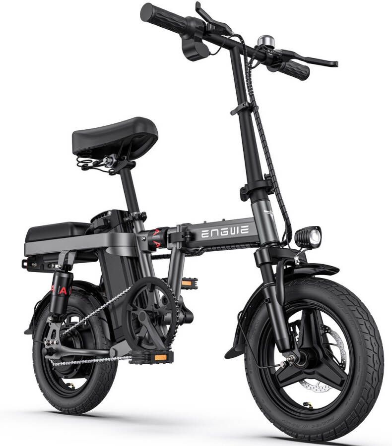 Engwe T14 Elektrische Fiets Opvouwbare E-bike 14 Inch 250W Motor Grijs