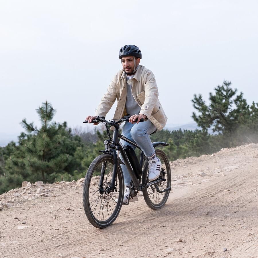 Evercross EK15 Elektrische fiets Ebike 26 36V 10.4AH tot 35-90 km 7 versnellingen zwart
