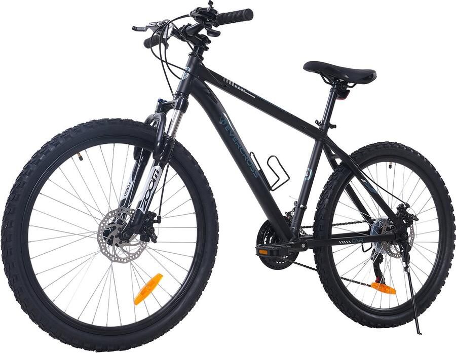 Evercross EM3 Mountainbike 26 inch Fiets voor Tieners – Shi o 21 Versnellingen –schijfrem – Licht Aluminium Frame