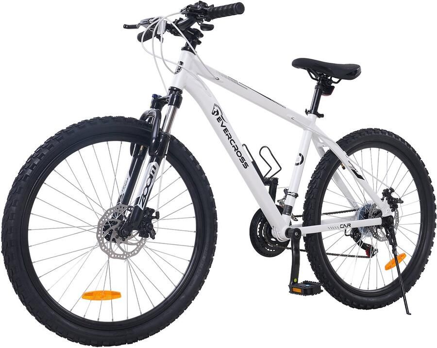 Evercross EM3 Mountainbike 26 inch Fiets voor Tieners – Shi o 21 Versnellingen –schijfrem – Licht Aluminium Frame