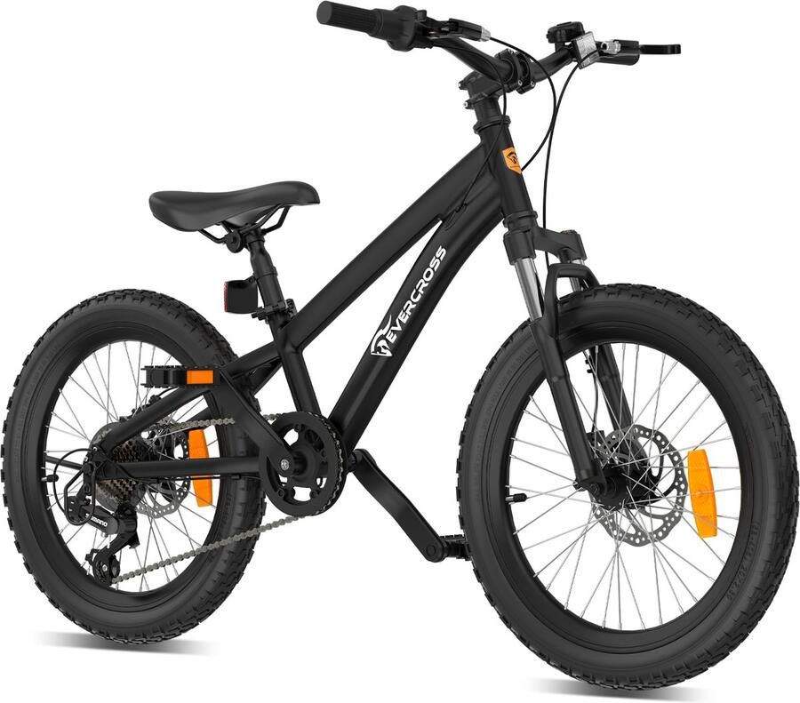 Evercross EM5 20 Inch Kinder Mountainbike 7 Versnellingen Lichtgewicht (15 kg) Dubbele Schijfrem Voorvering Voor en (120-160 cm)