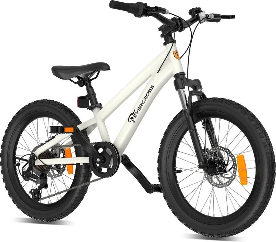 Evercross EM5 20 Inch Kinder Mountainbike 7 Versnellingen Lichtgewicht (15 kg) Dubbele Schijfrem Voorvering Voor en (120-160 cm) - Foto 1