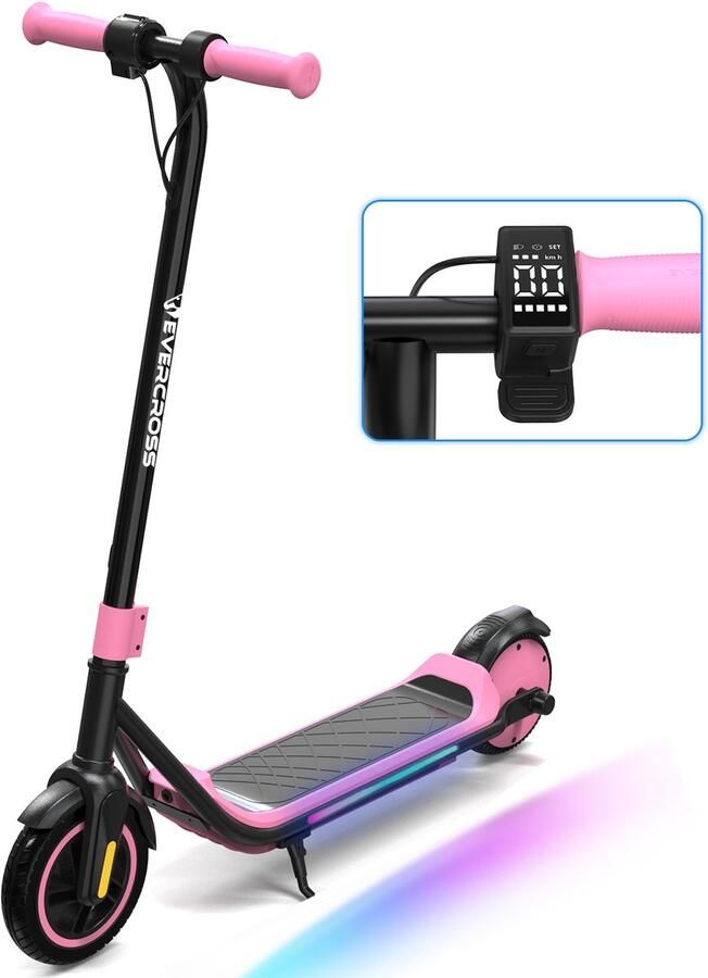Evercross EVRCROSS E6 Elektrische Step kinderen 150W Motor 16 km u 20 km Actieradius 60 kg Draagvermogen voor Kinderen 6-12 Jaar