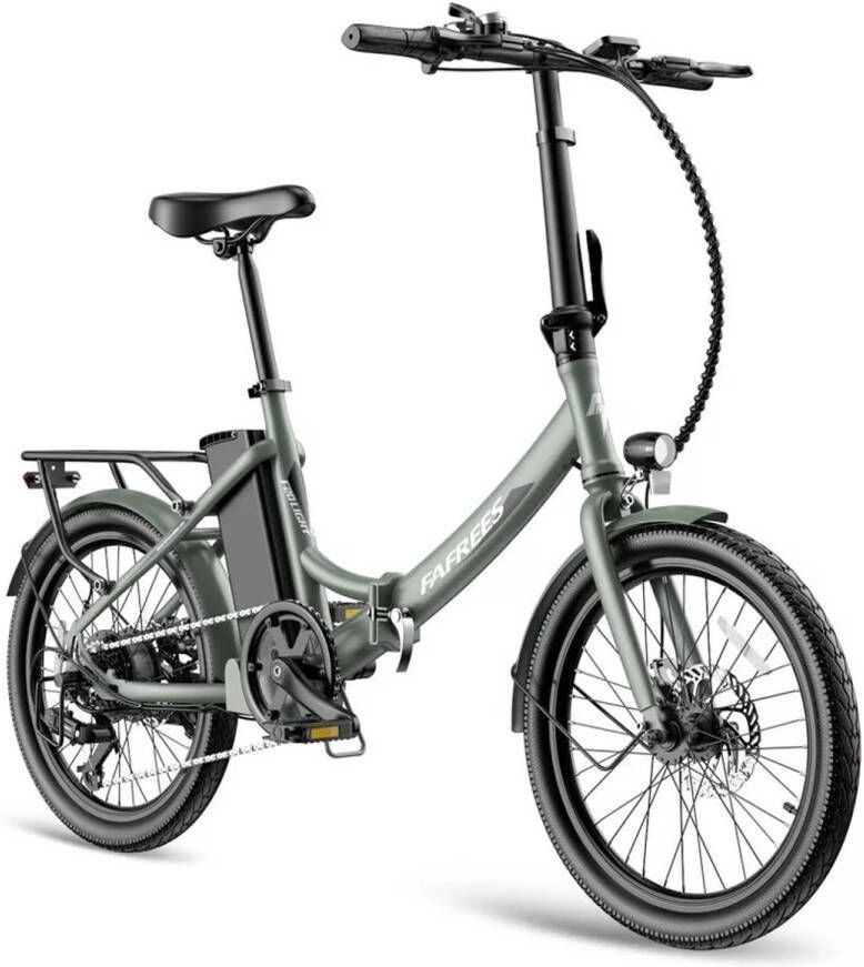 FAFREES 20 inch Elektrische fiets(155-195 cm) Elektrische vouwfietsen e-bike 250 W motor 16 75 Ah accu Aluminium Frame LCD Scherm E-mountainbike 25 km u bereik tot 130 km Waterdicht IPX4
