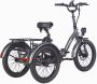 FAFREES Dik Klapfiets E-Bakfiets 20 Inch 48V 23.5Ah Accu Hydraulische Schijfrem Elektrische Fiets Elektrische Vrachtsfiets 180kg Driewieler E-Bike - Thumbnail 2