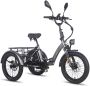 FAFREES Dik Klapfiets E-Bakfiets 20 Inch 48V 23.5Ah Accu Hydraulische Schijfrem Elektrische Fiets Elektrische Vrachtsfiets 180kg Driewieler E-Bike - Thumbnail 1