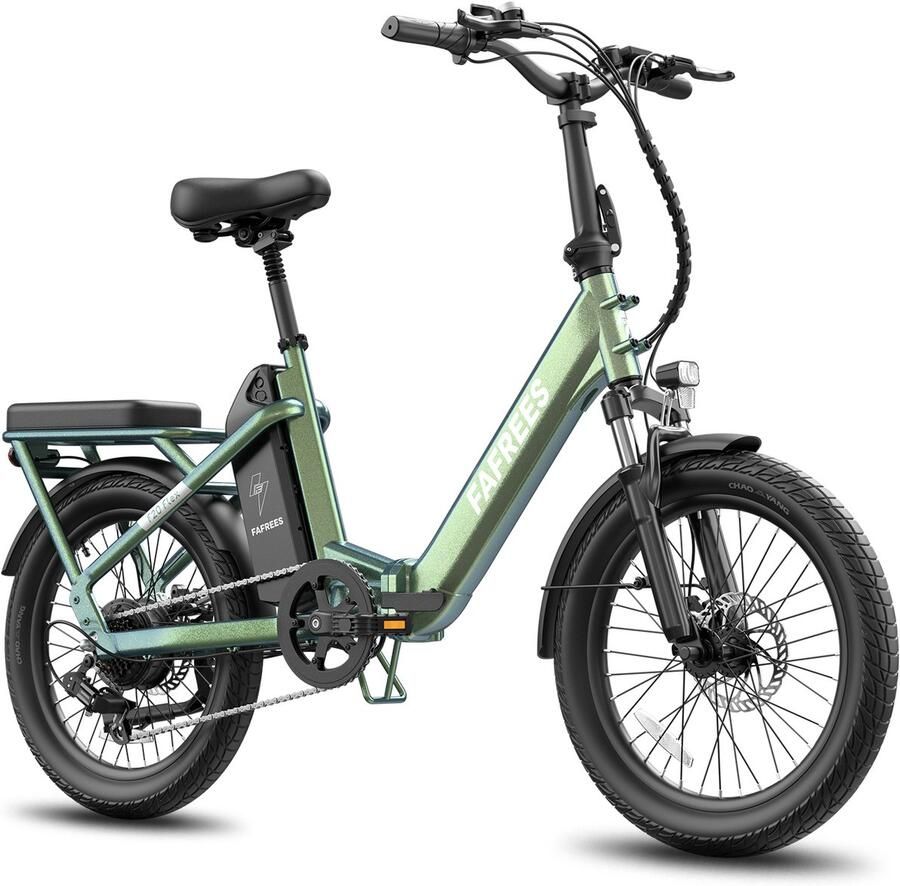 FAFREES F20 Flex 20'' Opvouwbare Elektrische Fiets – 36V 20Ah Accu 100km Bereik 7-Speed Shi o Dubbel Geveerd Torque Sensor